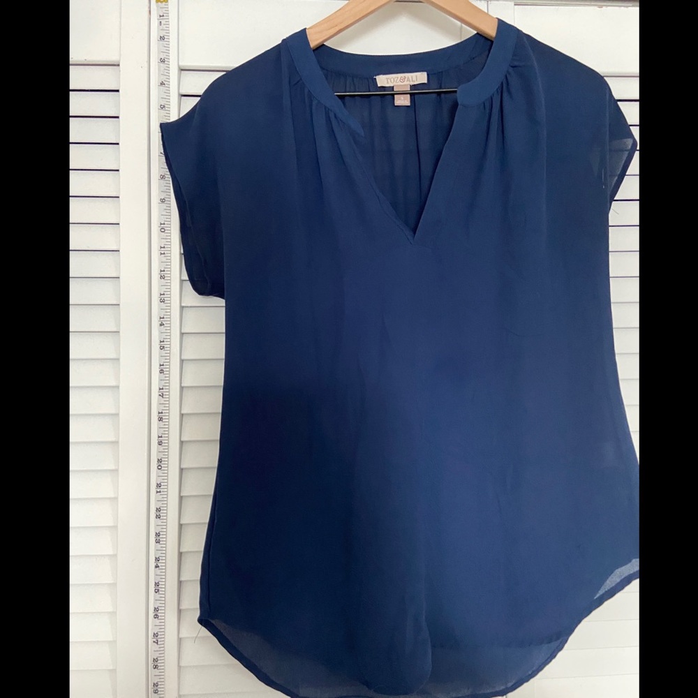 Navy Blouse
